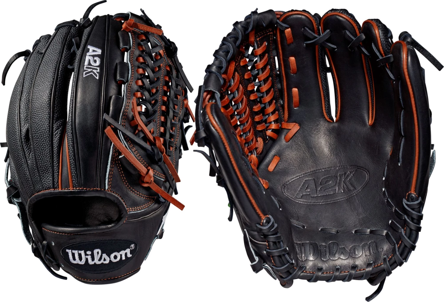 Wilson 11.75'' D33 A2K SuperSkin Series Glove For Men Black/brown