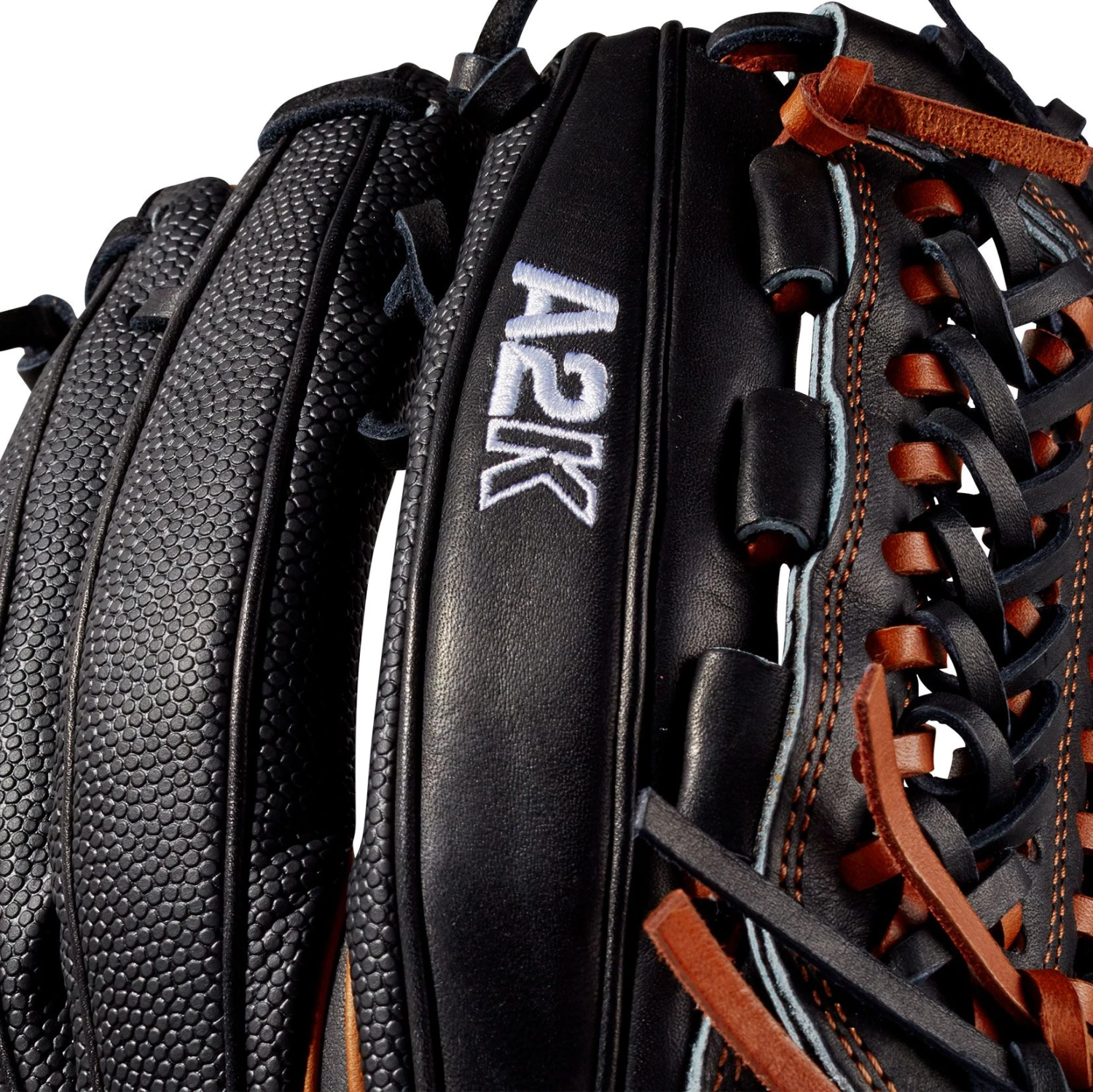 Wilson 11.75'' D33 A2K SuperSkin Series Glove For Men Black/brown - Image 6