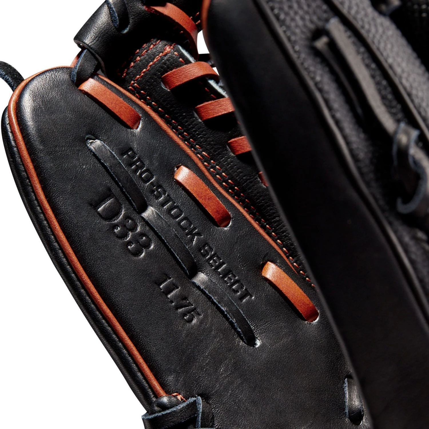 Wilson 11.75'' D33 A2K SuperSkin Series Glove For Men Black/brown - Image 7