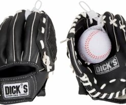 DICK'S Sporting Goods Toddler Backyard Glove W/ Ball For Unisex Black