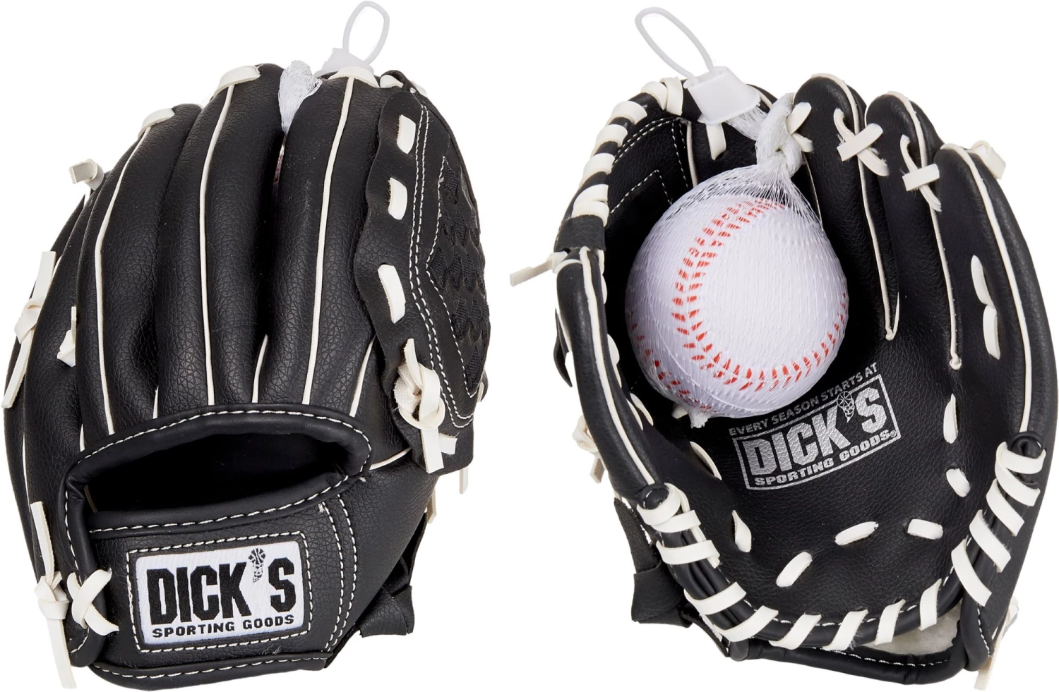 DICK'S Sporting Goods Toddler Backyard Glove W/ Ball For Unisex Black