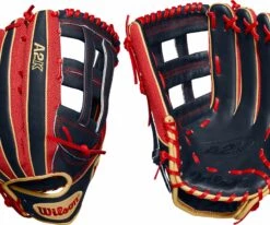 Wilson 12.5'' Mookie Betts A2K SuperSkin Series Game Model Glove For Unisex Navy