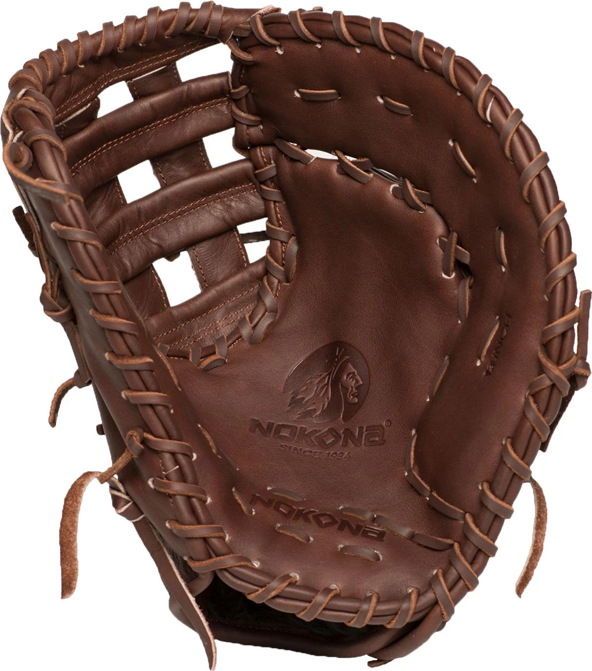 Nokona 13" X2 Elite Series First Base Mitt For Unisex Brown - Image 3