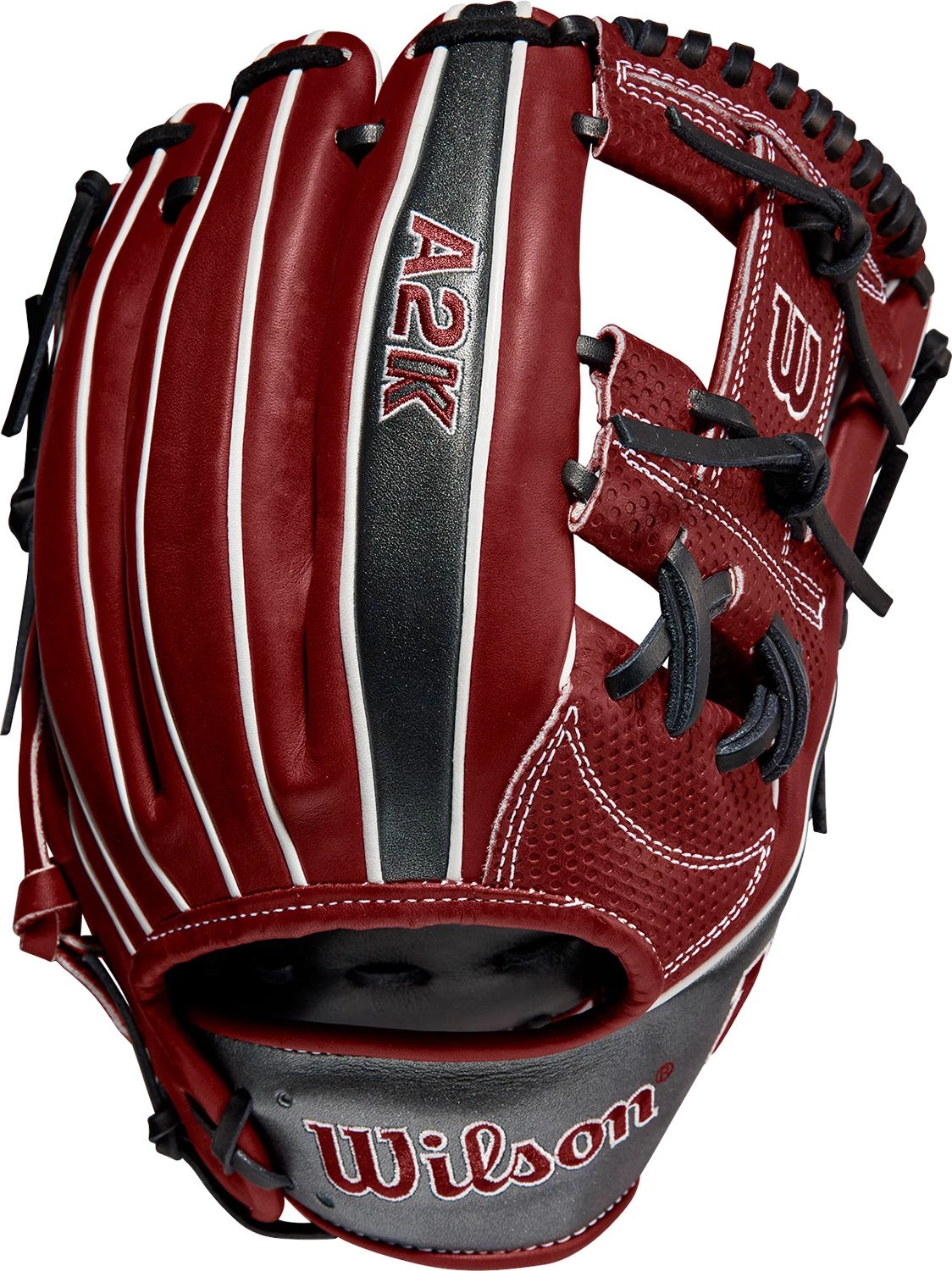 Wilson 11.75'' 1787 A2K Series Glove W/ Spin Control 2022 For Unisex Brick Red - Image 2