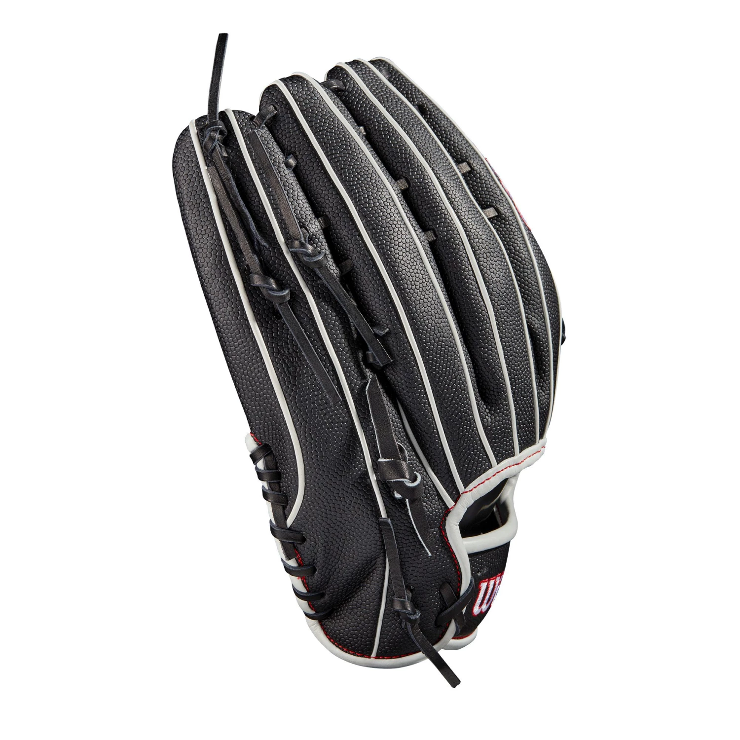 Wilson 12.75'' OT7 A2000 SuperSkin Series Glove W/ Spin Control 2021 For Unisex Black/black/white - Image 6