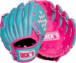 DICK'S Sporting Goods Toddler Backyard Glove W/ Ball For Girls' Blue/pink
