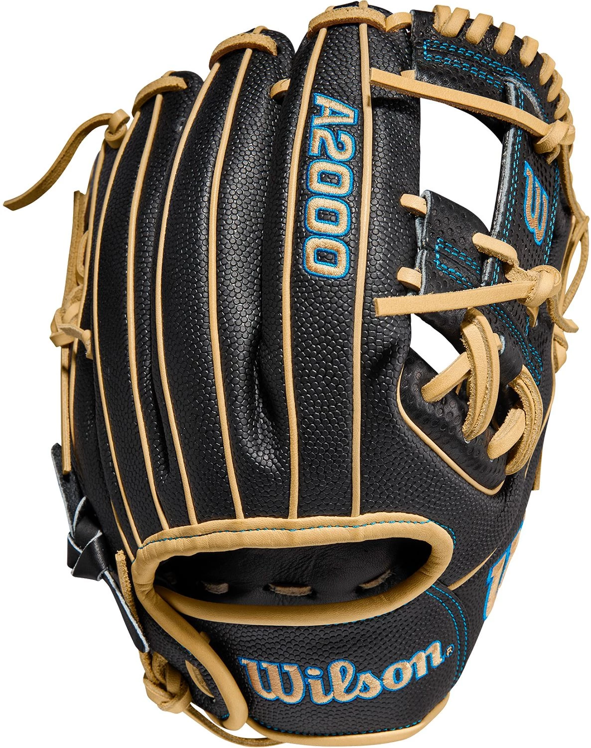Wilson 11.5'' DP15 Pedroia Fit A2000 SuperSkin Series Glove 2022 For Men Black/blonde - Image 2