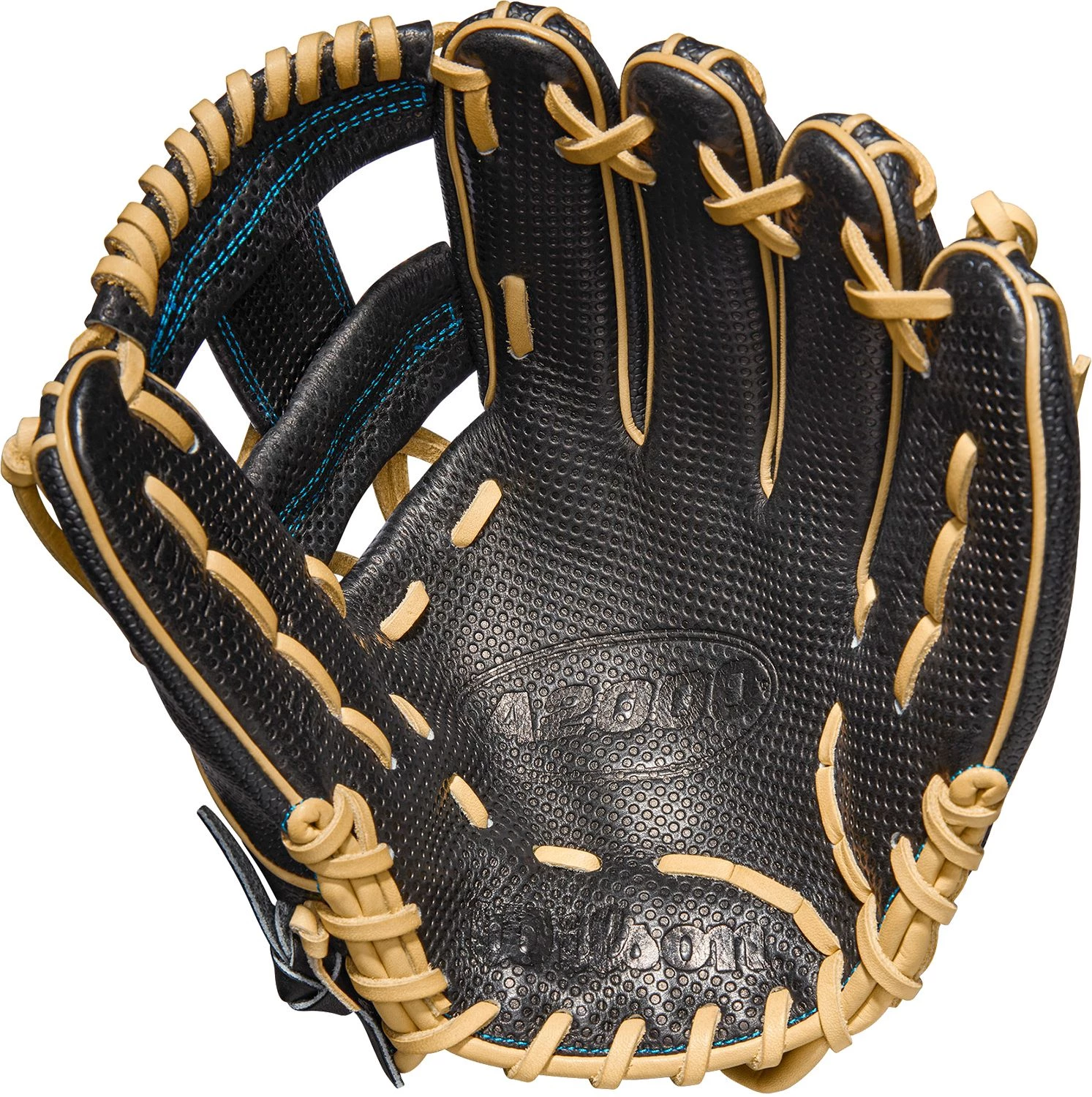 Wilson 11.5'' DP15 Pedroia Fit A2000 SuperSkin Series Glove 2022 For Men Black/blonde - Image 4