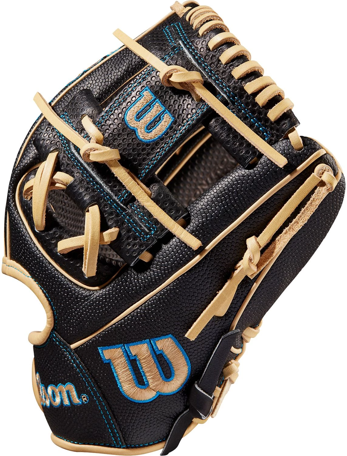 Wilson 11.5'' DP15 Pedroia Fit A2000 SuperSkin Series Glove 2022 For Men Black/blonde - Image 5