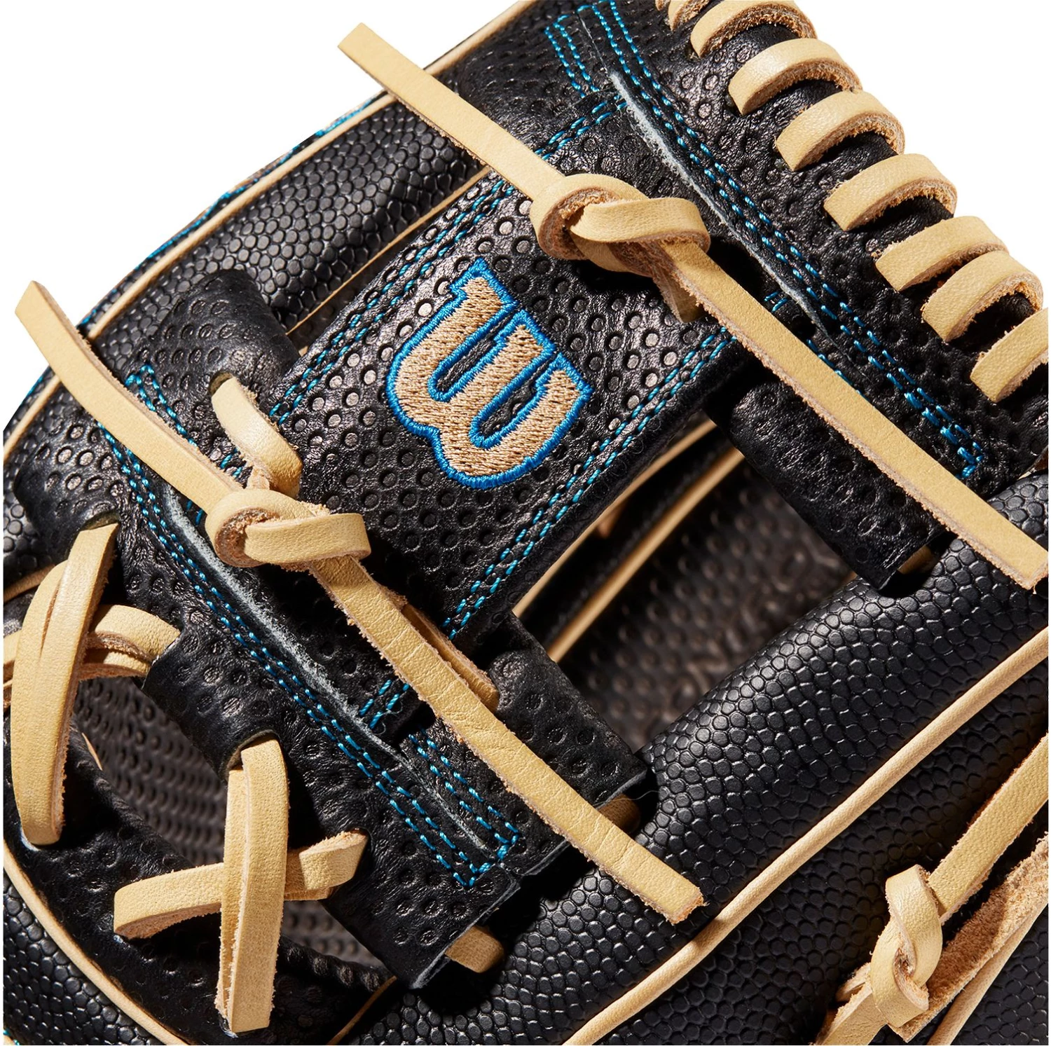 Wilson 11.5'' DP15 Pedroia Fit A2000 SuperSkin Series Glove 2022 For Men Black/blonde - Image 7