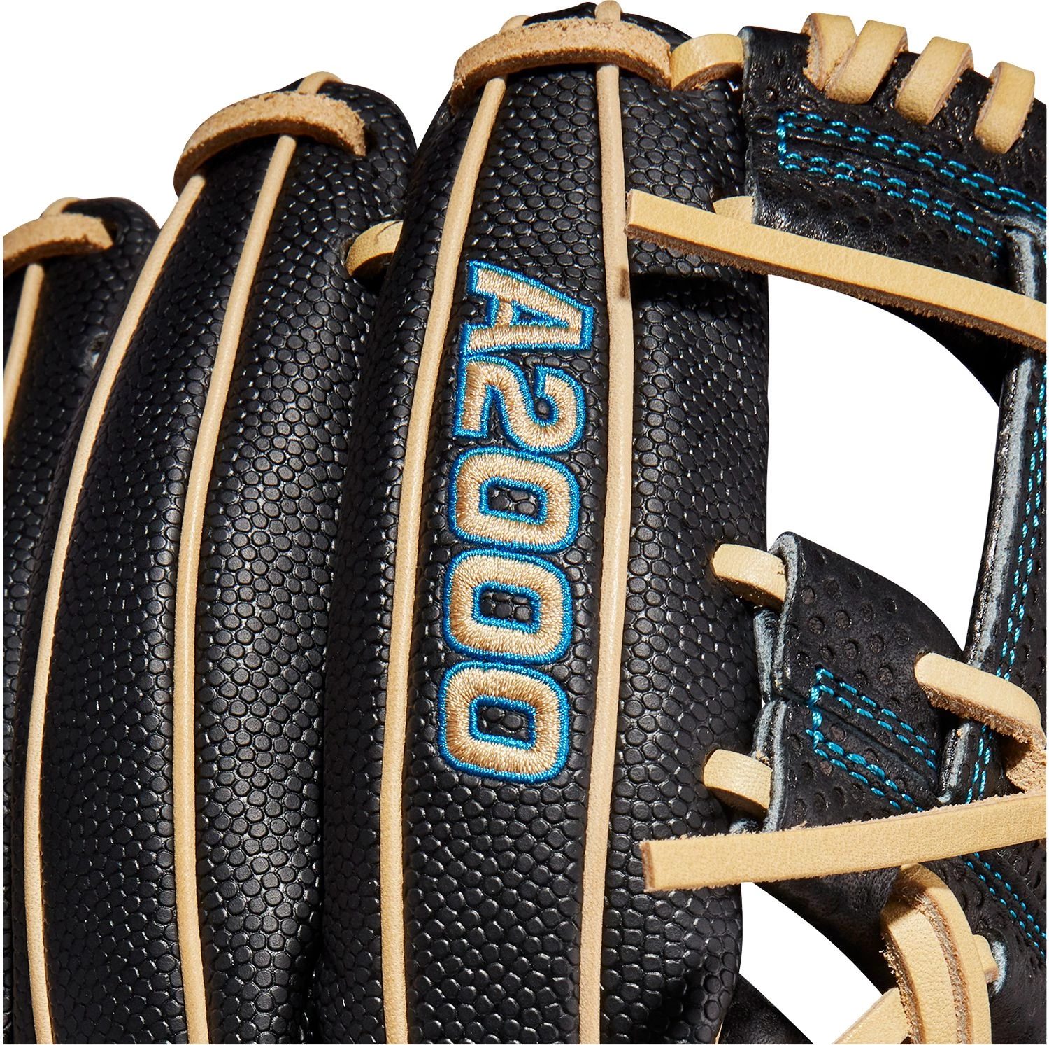 Wilson 11.5'' DP15 Pedroia Fit A2000 SuperSkin Series Glove 2022 For Men Black/blonde - Image 8