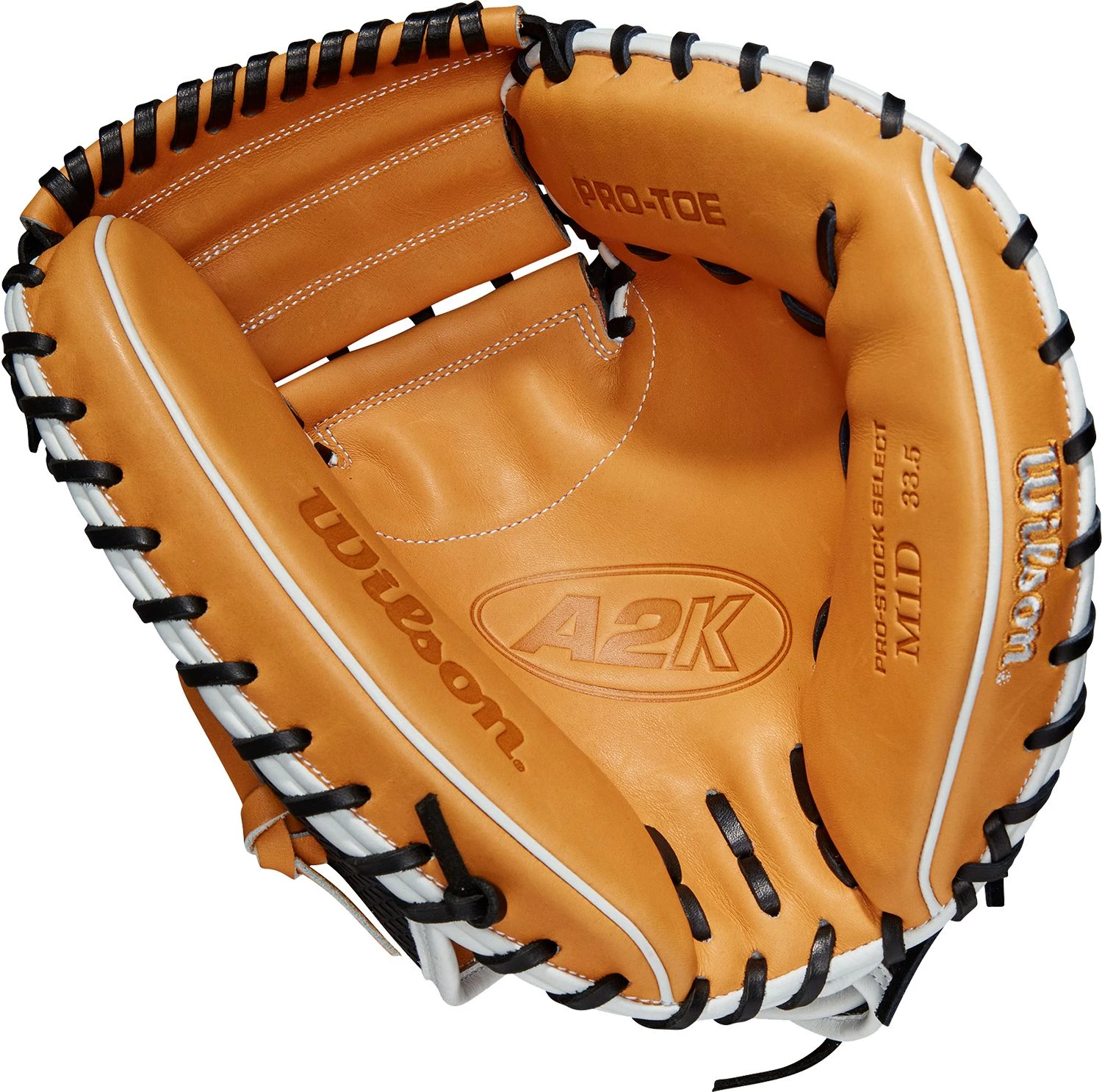 Wilson 33.5'' M1DSS A2K SuperSkin Series Catcher's Mitt 2023 For Unisex Tan/black - Image 3