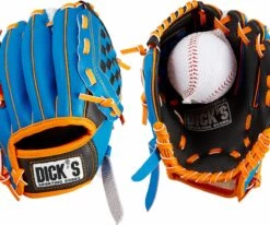 DICK'S Sporting Goods Toddler Backyard Glove W/ Ball For Unisex Blue/orange