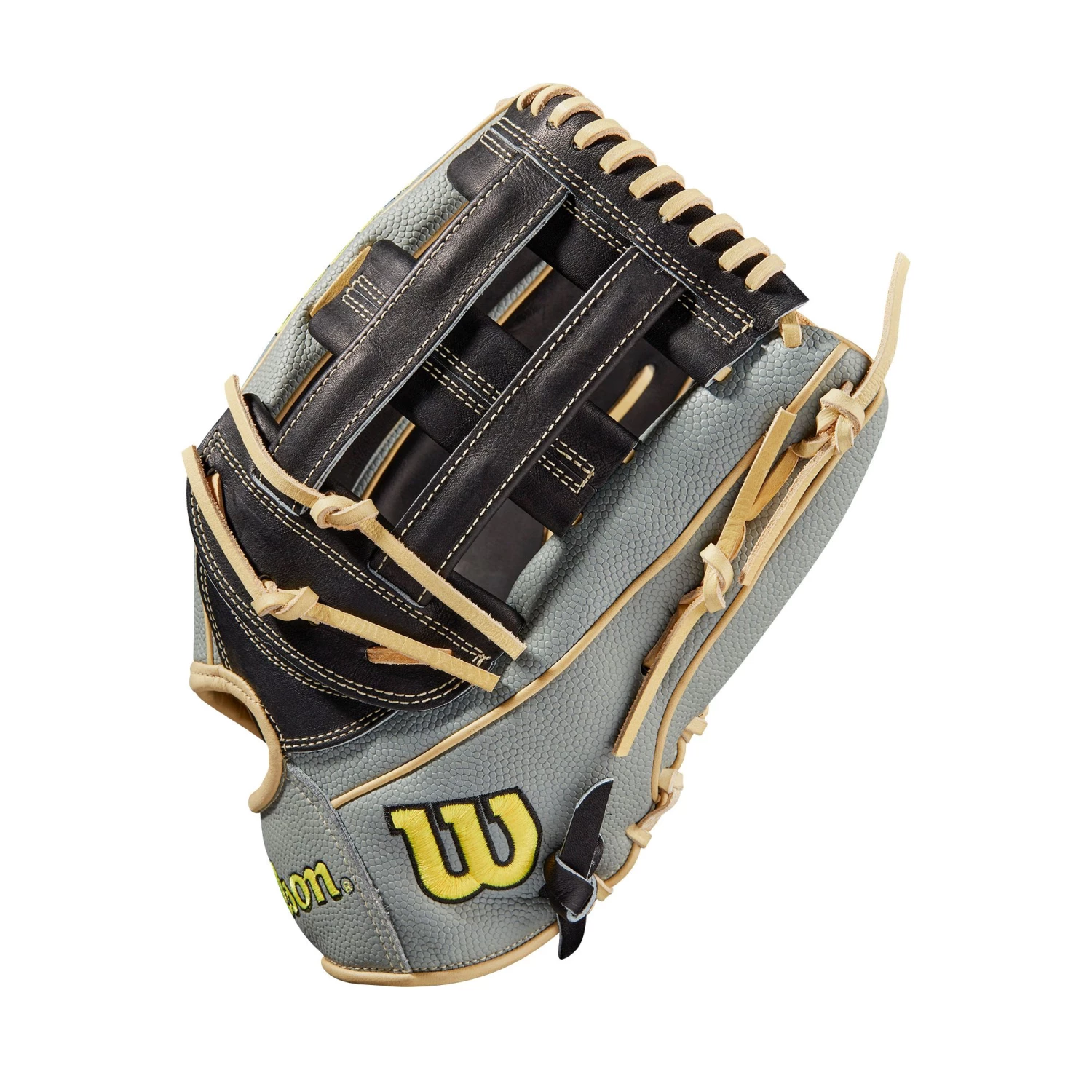 Wilson 12.75'' A2000 SuperSkin Series 1799 Glove 2021 For Unisex Grey/black - Image 5