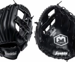 Franklin 11'' Youth Field Master Series Glove For Unisex Black