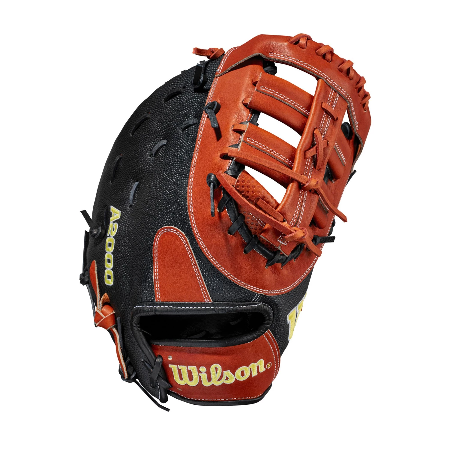 Wilson 12.5'' 1620 A2000 SuperSkin Series First Base Mitt W/ Spin Control 2021 For Unisex Black - Image 2