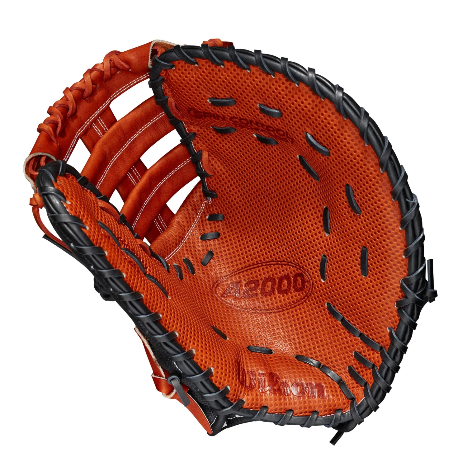 Wilson 12.5'' 1620 A2000 SuperSkin Series First Base Mitt W/ Spin Control 2021 For Unisex Black - Image 4