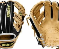 Wilson 11.5'' 1786 A2000 Series Glove For Unisex Black/blonde