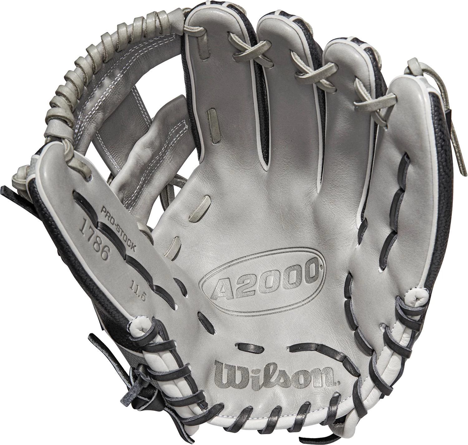 Wilson 11.5'' 1786 A2000 SuperSkin Series Glove 2022 For Men Black/grey - Image 4