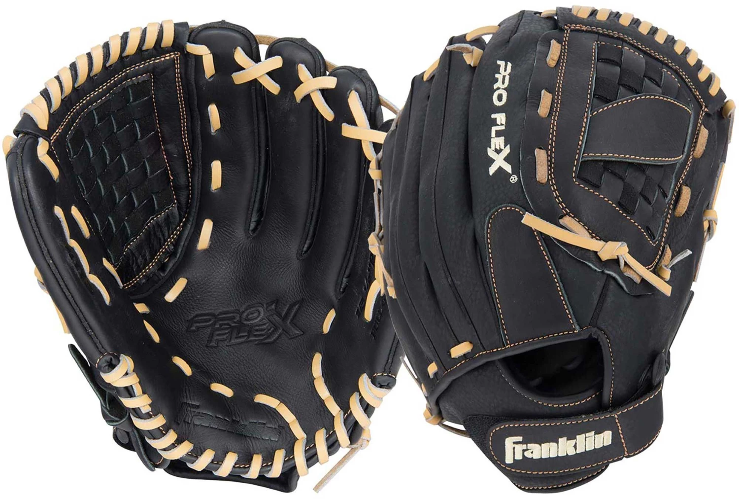 Franklin 12.5" Pro Flex Hybrid Series Glove For Unisex Black/tan