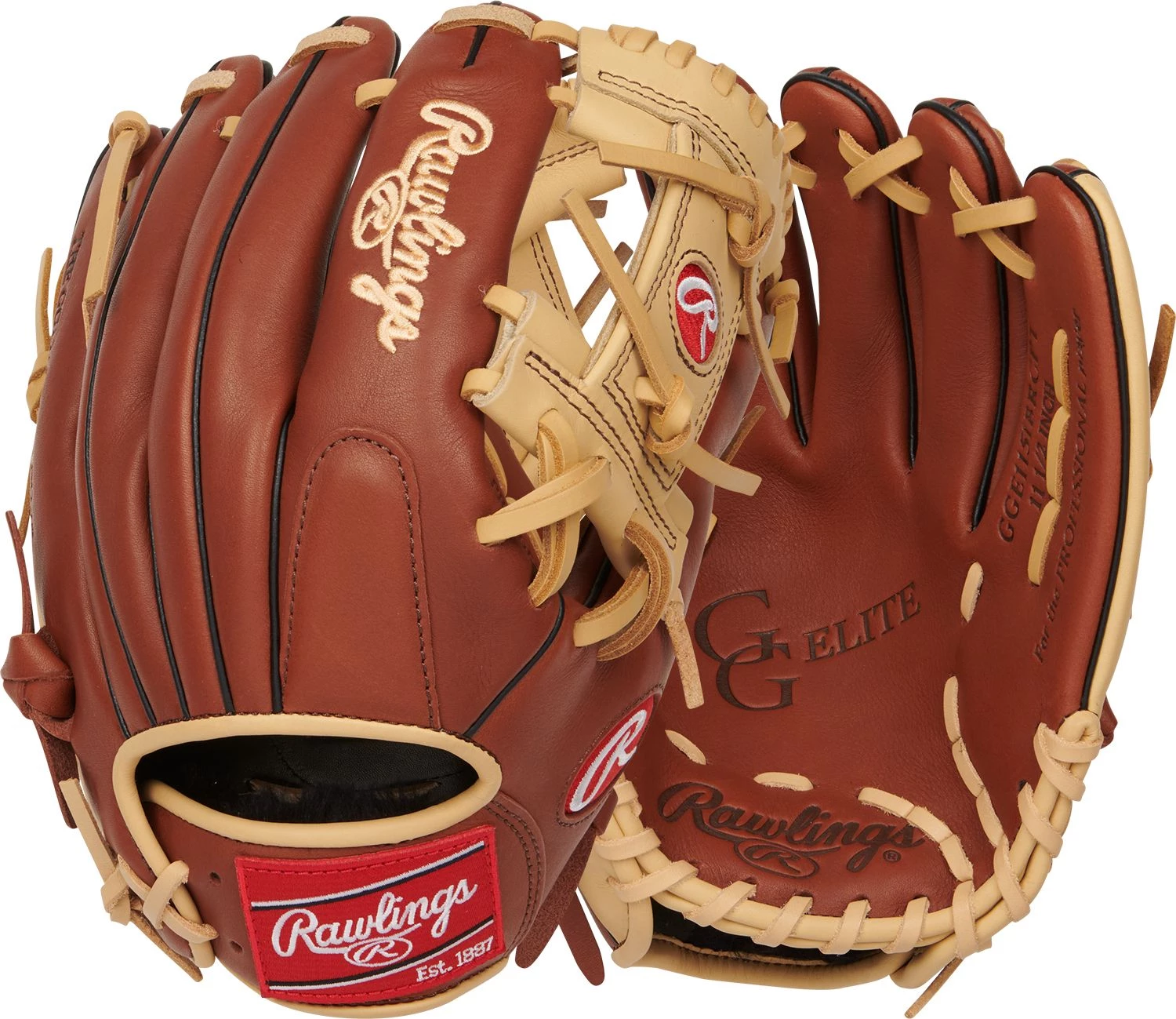 Rawlings 11.5'' Youth GG Elite Series Glove 2021 For Unisex Brown