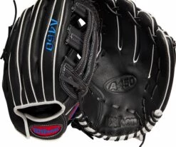 Wilson 12" Youth A450 Glove 2022 For Boys' Red/royal/white