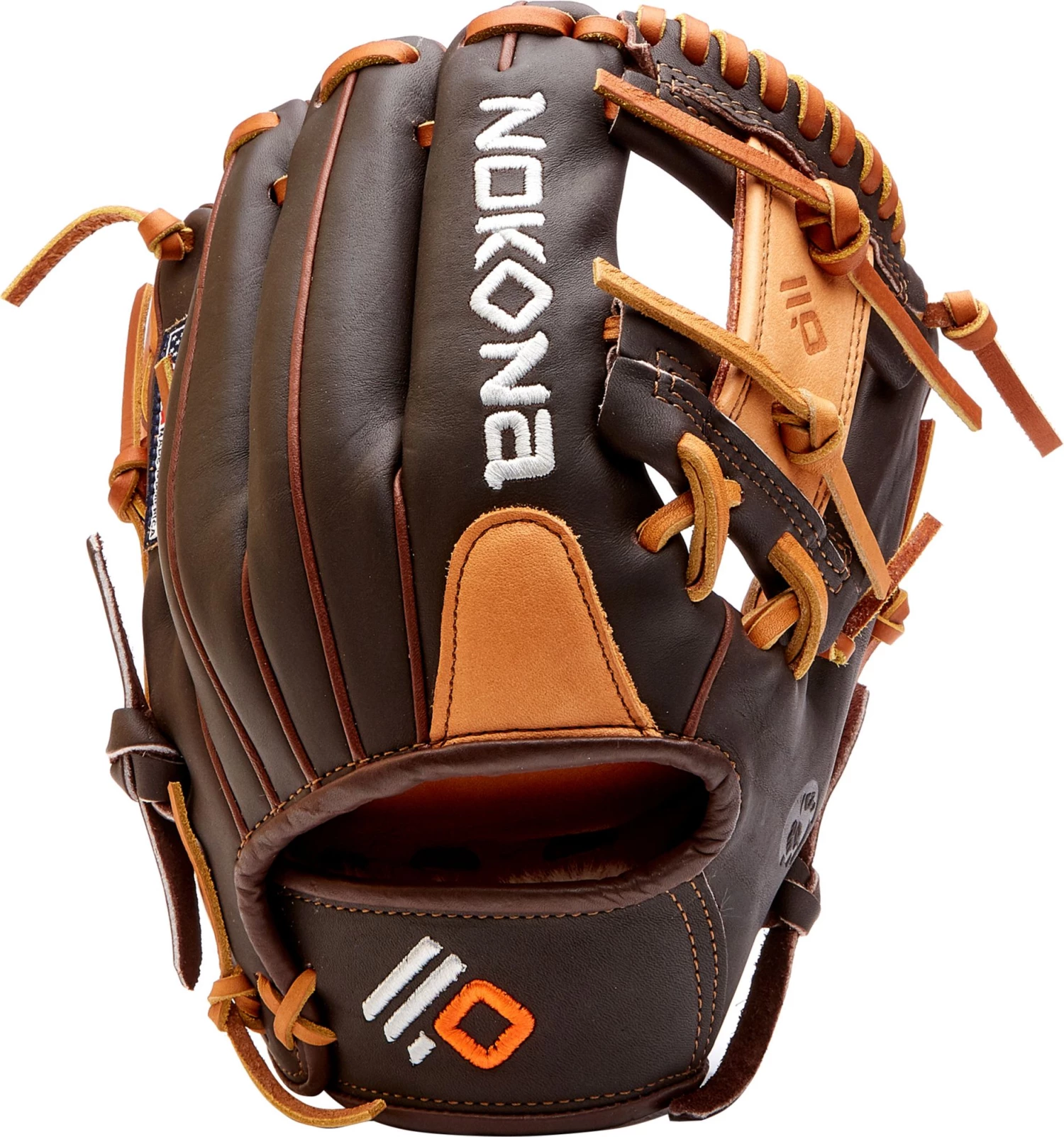 Nokona 11.5'' Alpha Series Glove For Unisex Brown/tan - Image 2