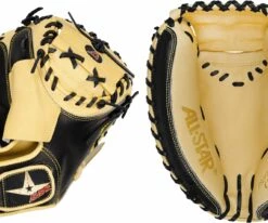 All-Star 35'' Pro Elite Series Catcher's Mitt For Unisex Black/tan