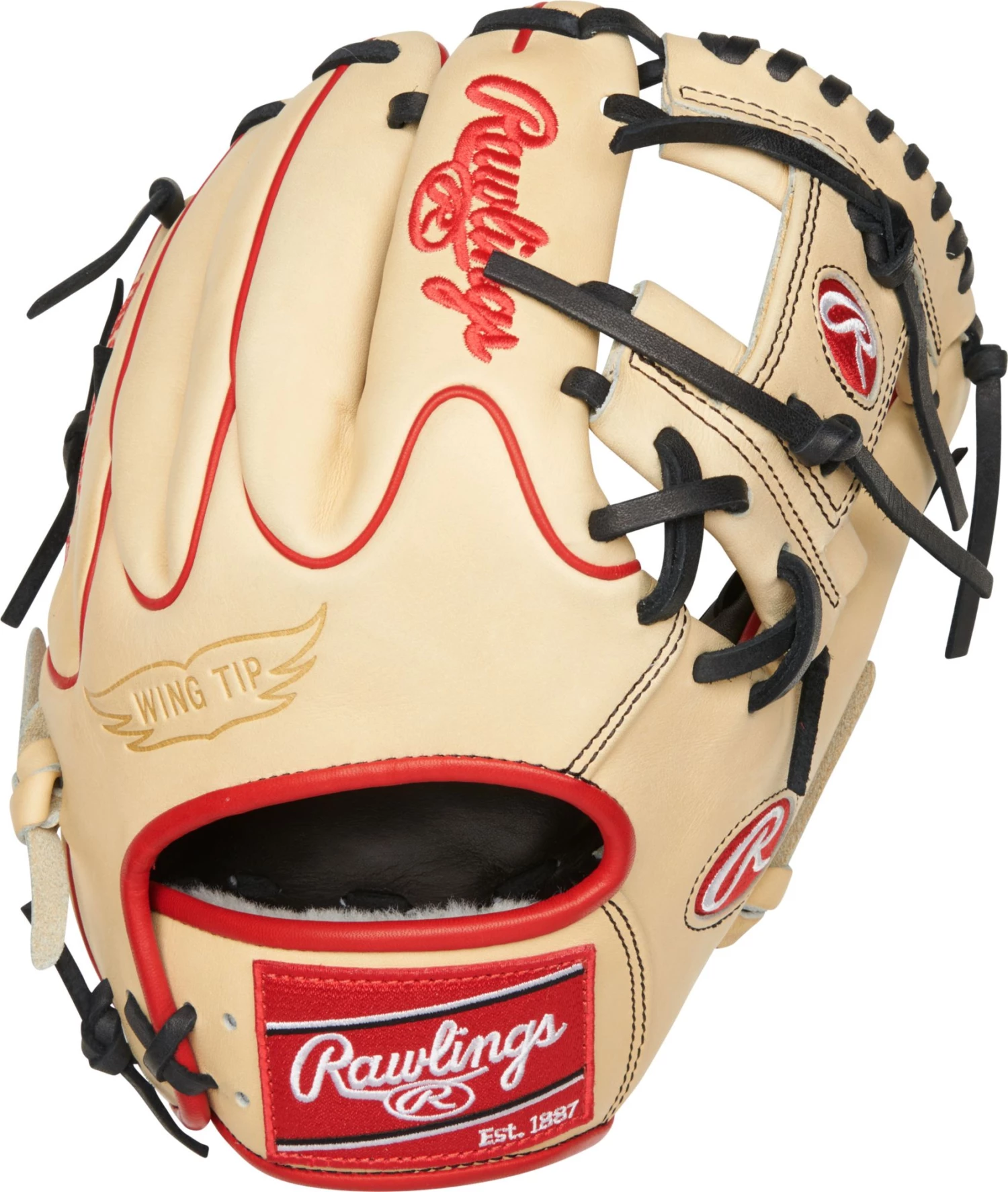 Rawlings 11.5'' Pro Preferred Series Glove For Unisex Camel/red - Image 2