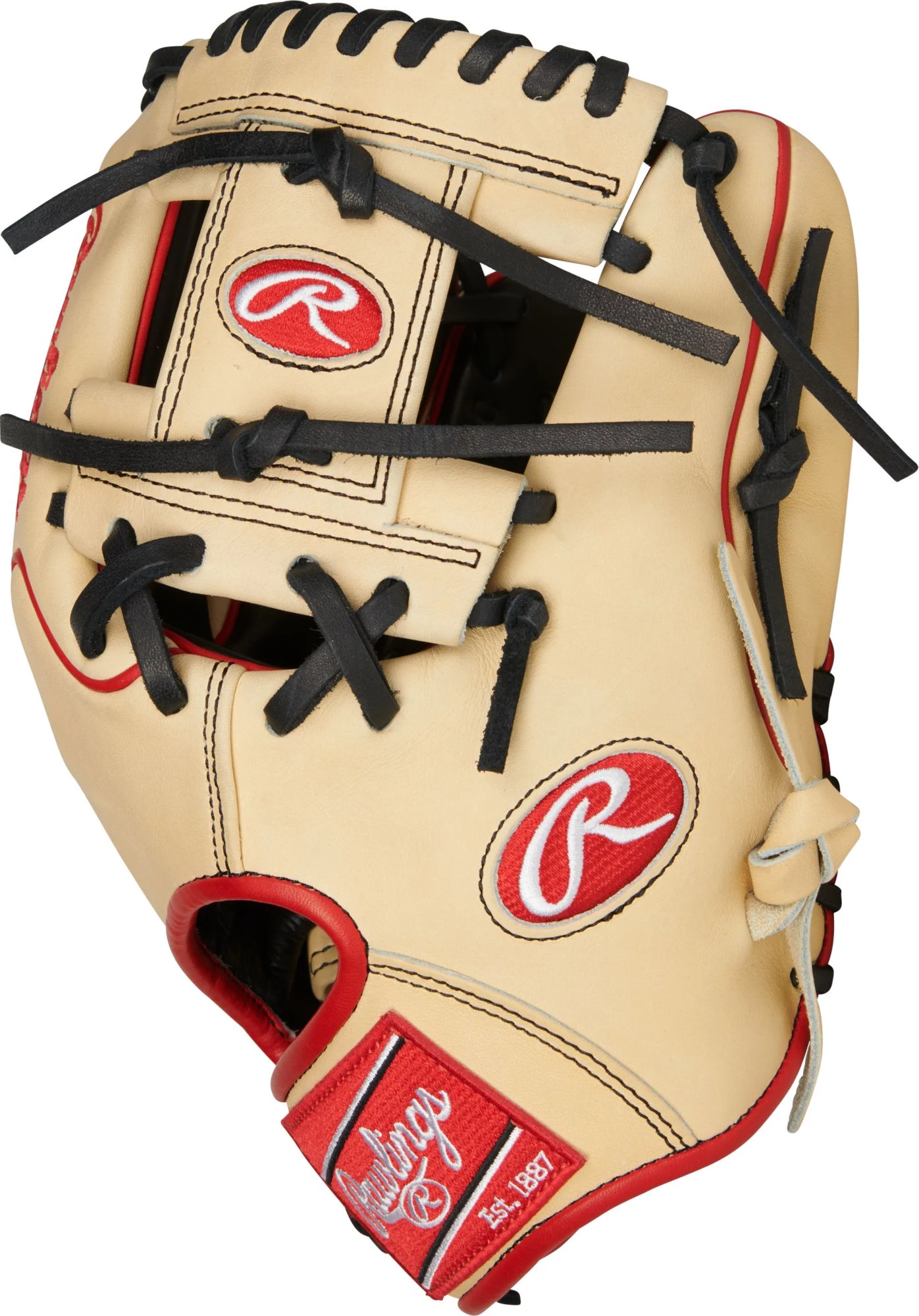 Rawlings 11.5'' Pro Preferred Series Glove For Unisex Camel/red - Image 5
