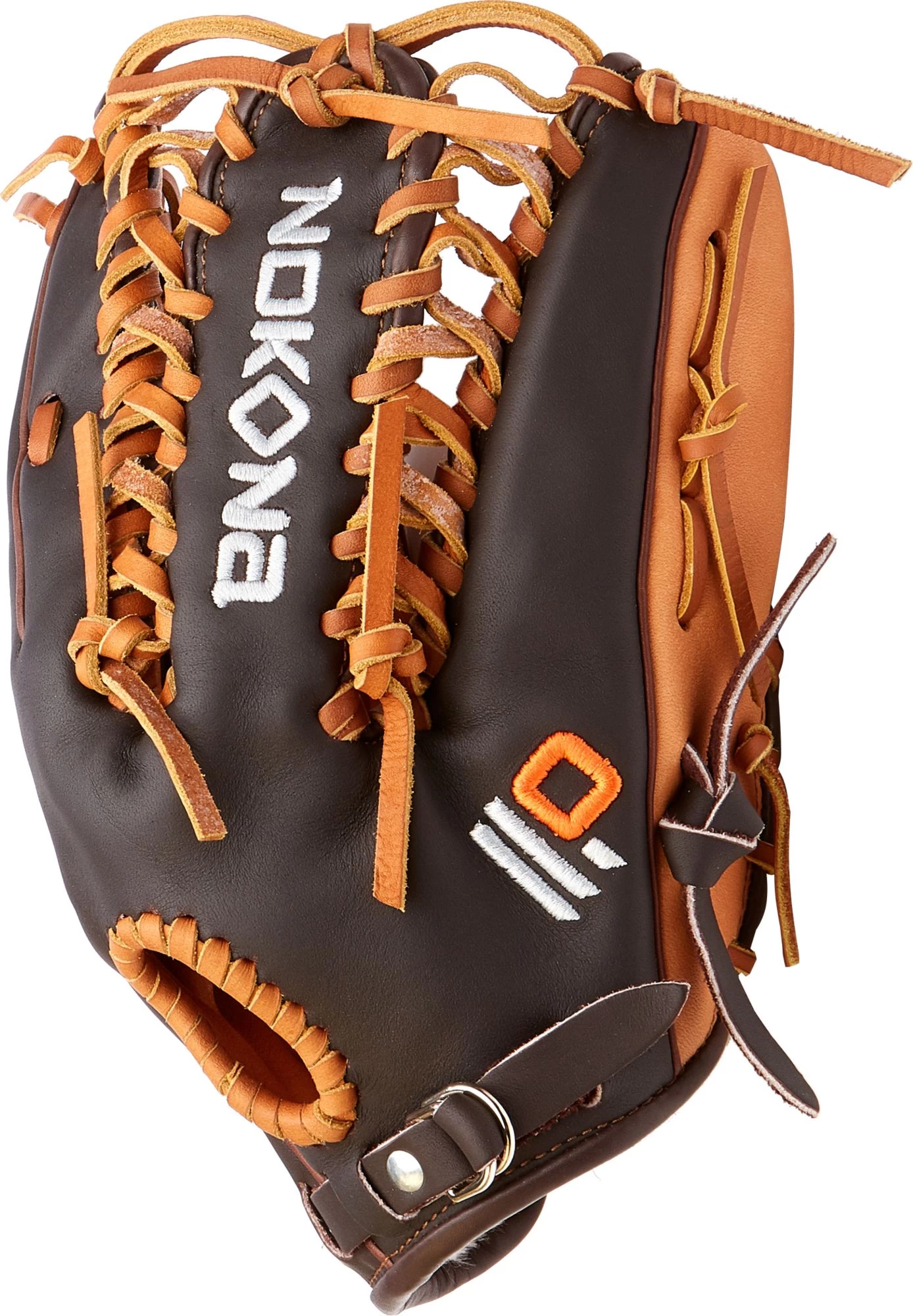 Nokona 12.5'' Alpha Series Glove For Unisex Brown/tan - Image 5