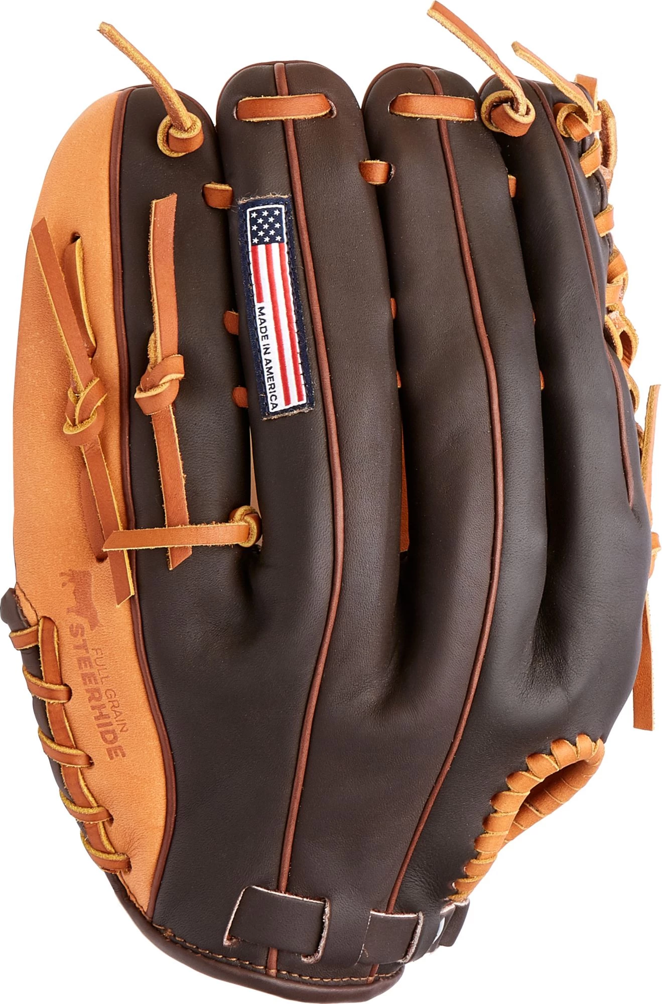 Nokona 12.5'' Alpha Series Glove For Unisex Brown/tan - Image 6