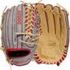 Wilson 12.75'' OT7 A2000 SuperSkin Series Glove 2021 For Unisex Blonde/grey