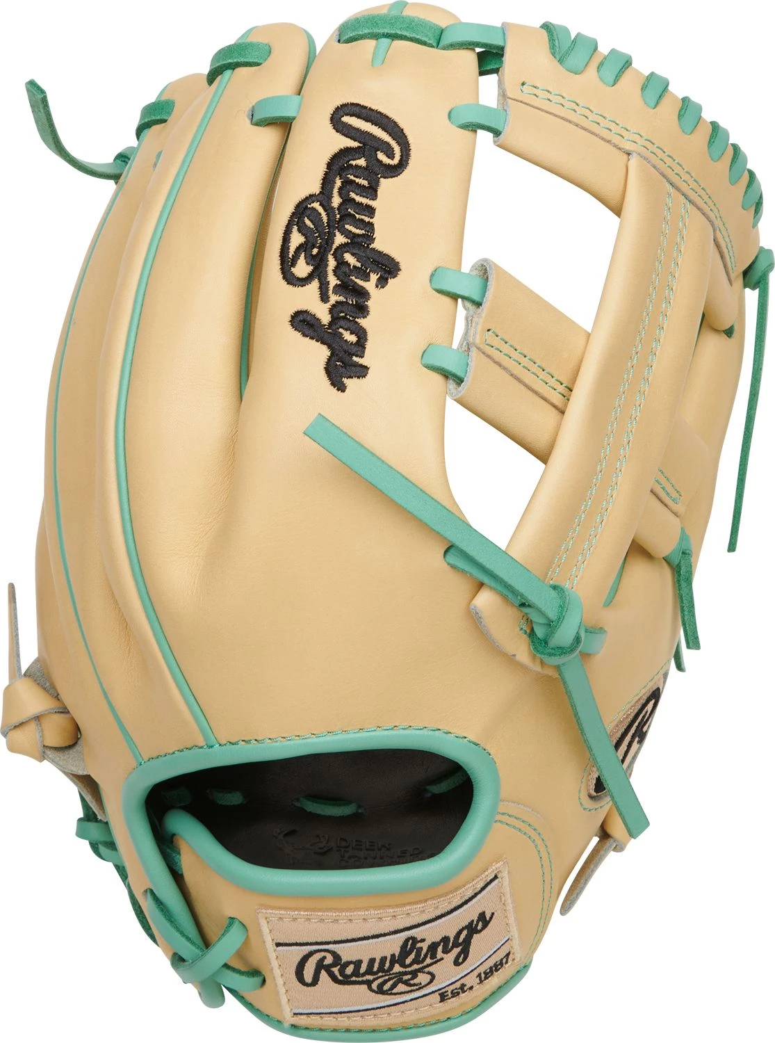 Rawlings 11.5" HOH R2G ContoUR Fit Series Glove 2022 For Men Camel/mint - Image 2