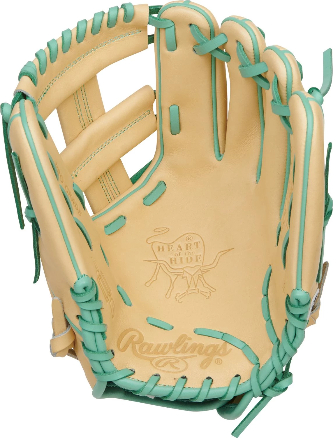 Rawlings 11.5" HOH R2G ContoUR Fit Series Glove 2022 For Men Camel/mint - Image 3