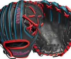 Wilson 11" Pedroia Fit X2 A2000 Series Glove 2022 For Men Red/blue