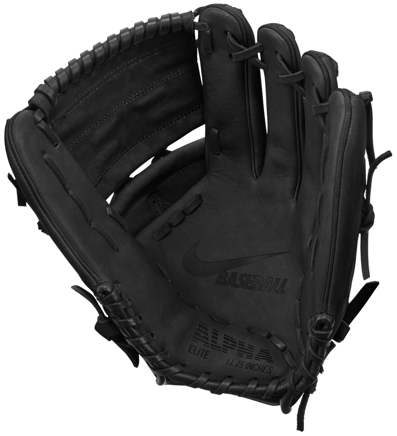 Nike 11.75'' Alpha Elite Series Glove For Unisex Black - Image 2
