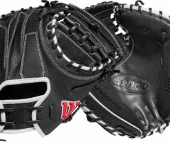 Wilson 33.5'' M1D A2000 SuperSkin Series Catcher's Mitt 2022 For Men Black/white/red
