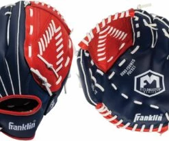 Franklin 13'' Youth Field Master Series Glove For Unisex Navy/red/white
