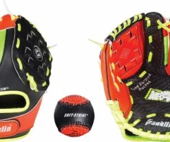 Franklin 9" Toddler Neo-Grip Series Glove W/ Ball For Unisex Orange