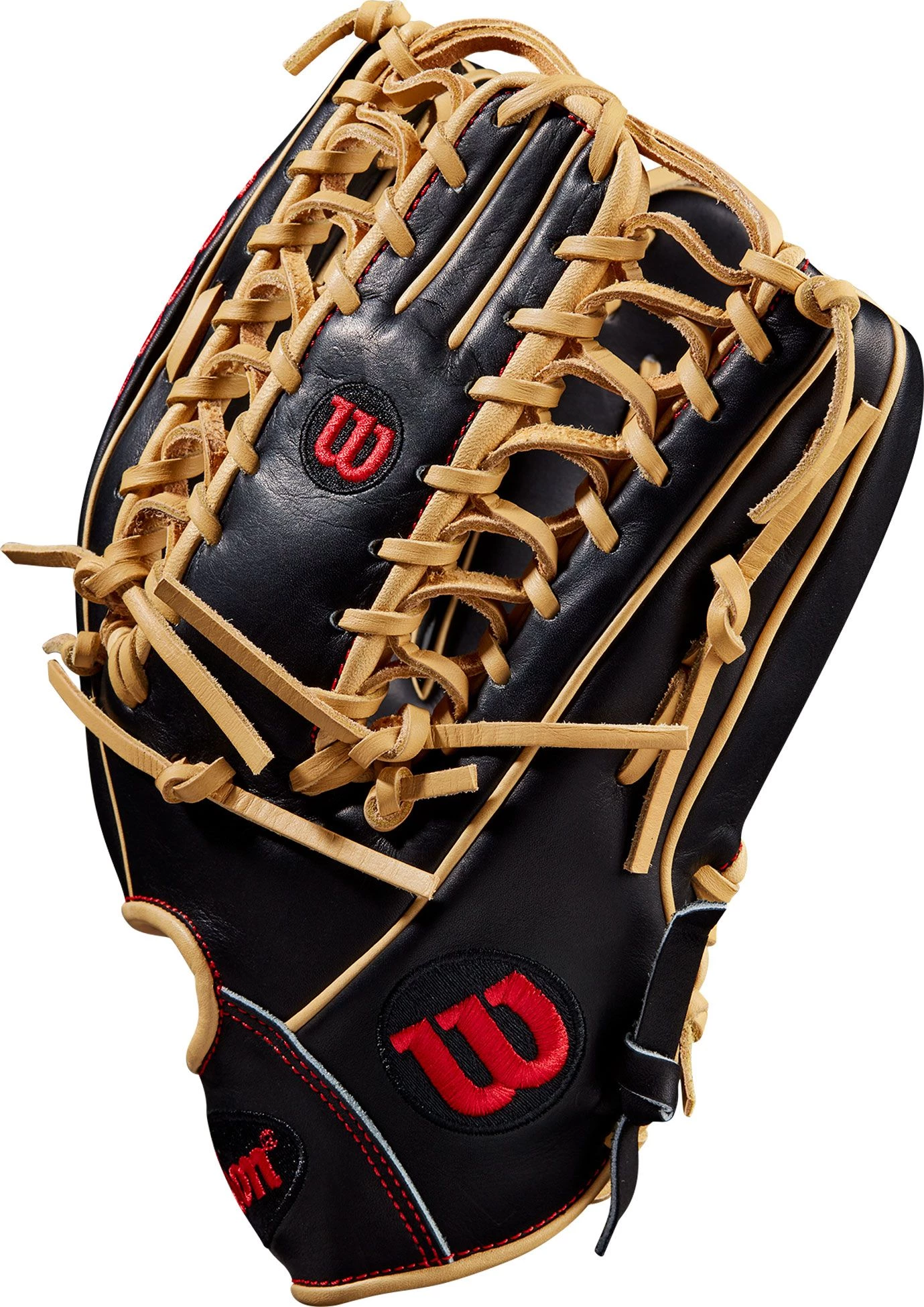 Wilson 12.75'' OT6 A2000 Series Glove For Men Black/blonde - Image 5
