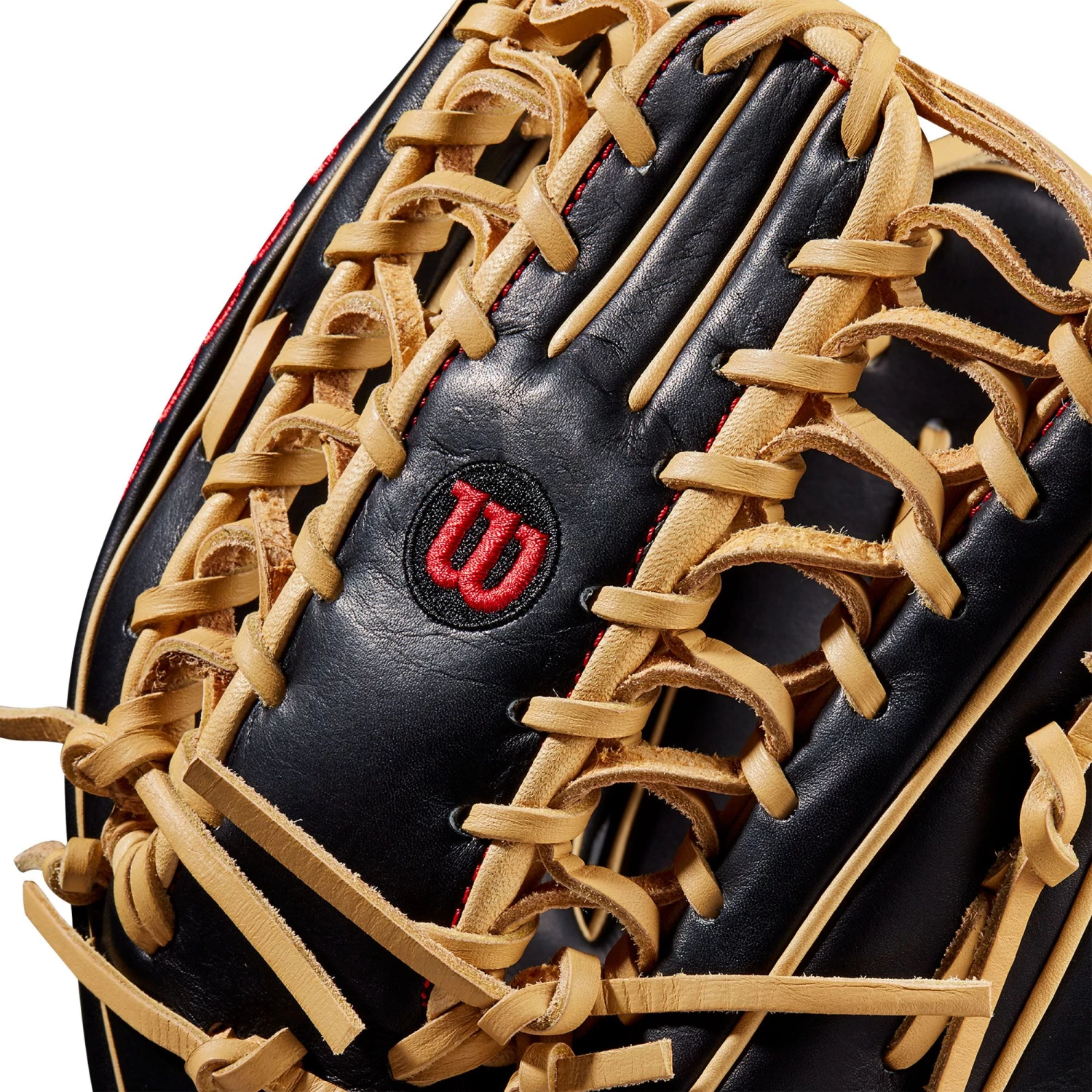 Wilson 12.75'' OT6 A2000 Series Glove For Men Black/blonde - Image 7