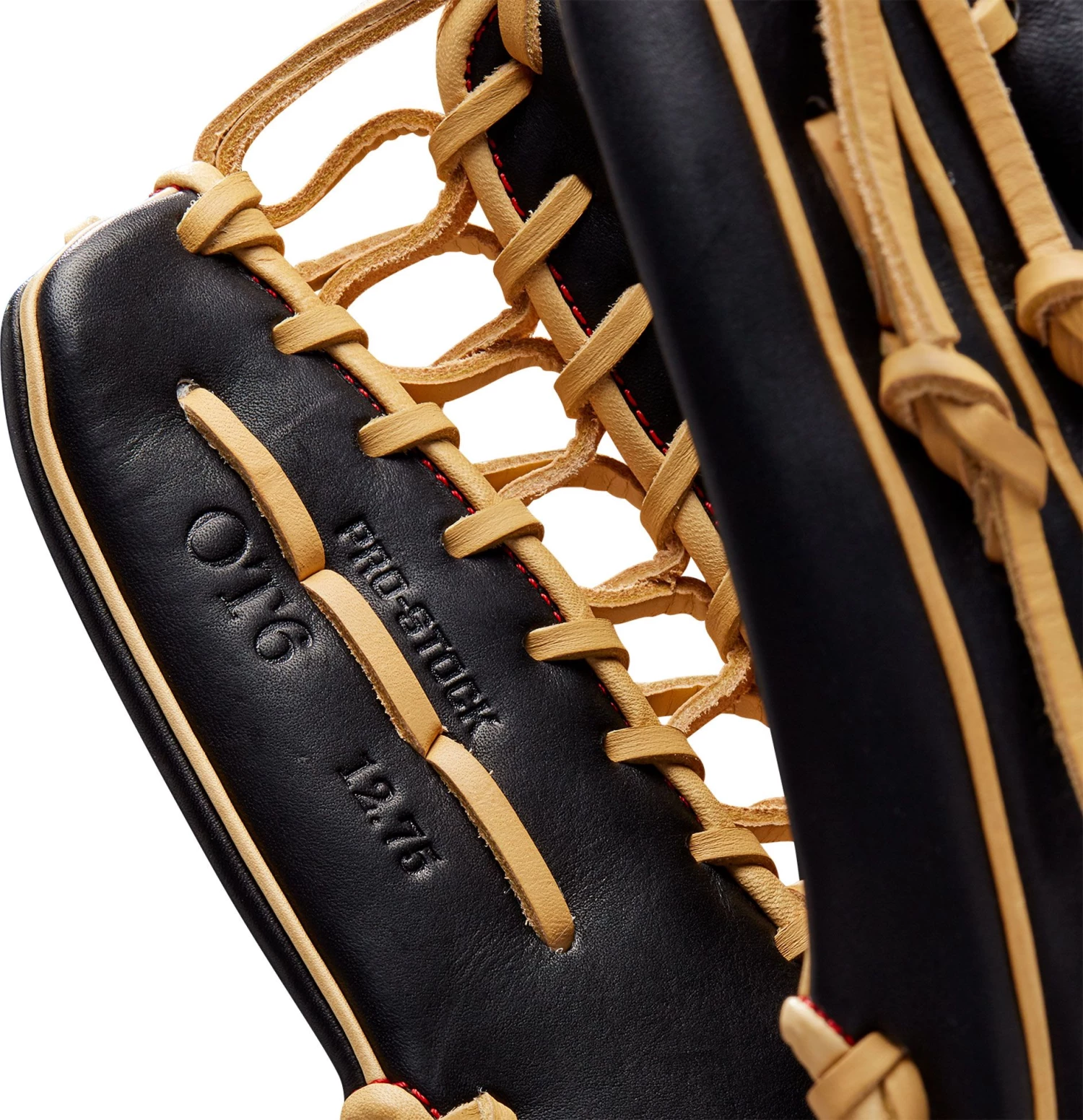 Wilson 12.75'' OT6 A2000 Series Glove For Men Black/blonde - Image 9