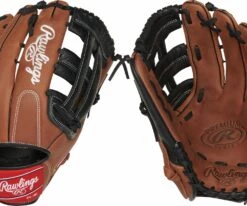 Rawlings 12.75'' Premium Series Glove For Unisex Brown/black