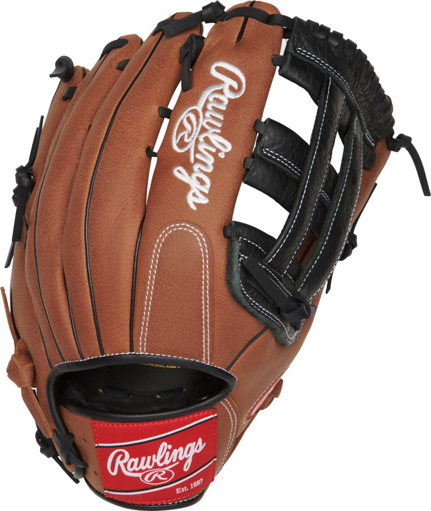 Rawlings 12.75'' Premium Series Glove For Unisex Brown/black - Image 2