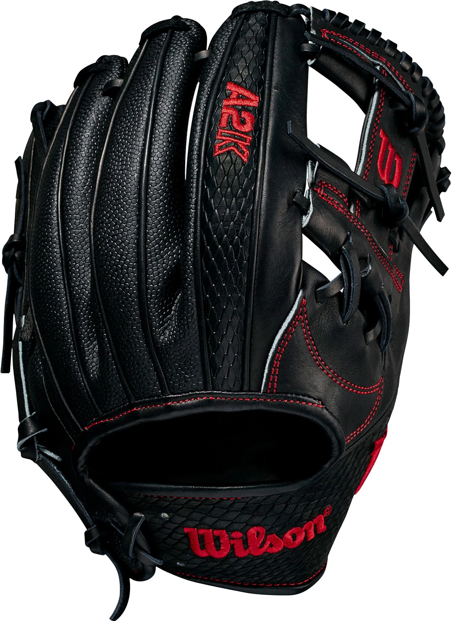 Wilson 11.75'' A2K SuperSkin Series 1787 Glove 2021 For Unisex Black Ss/red - Image 2