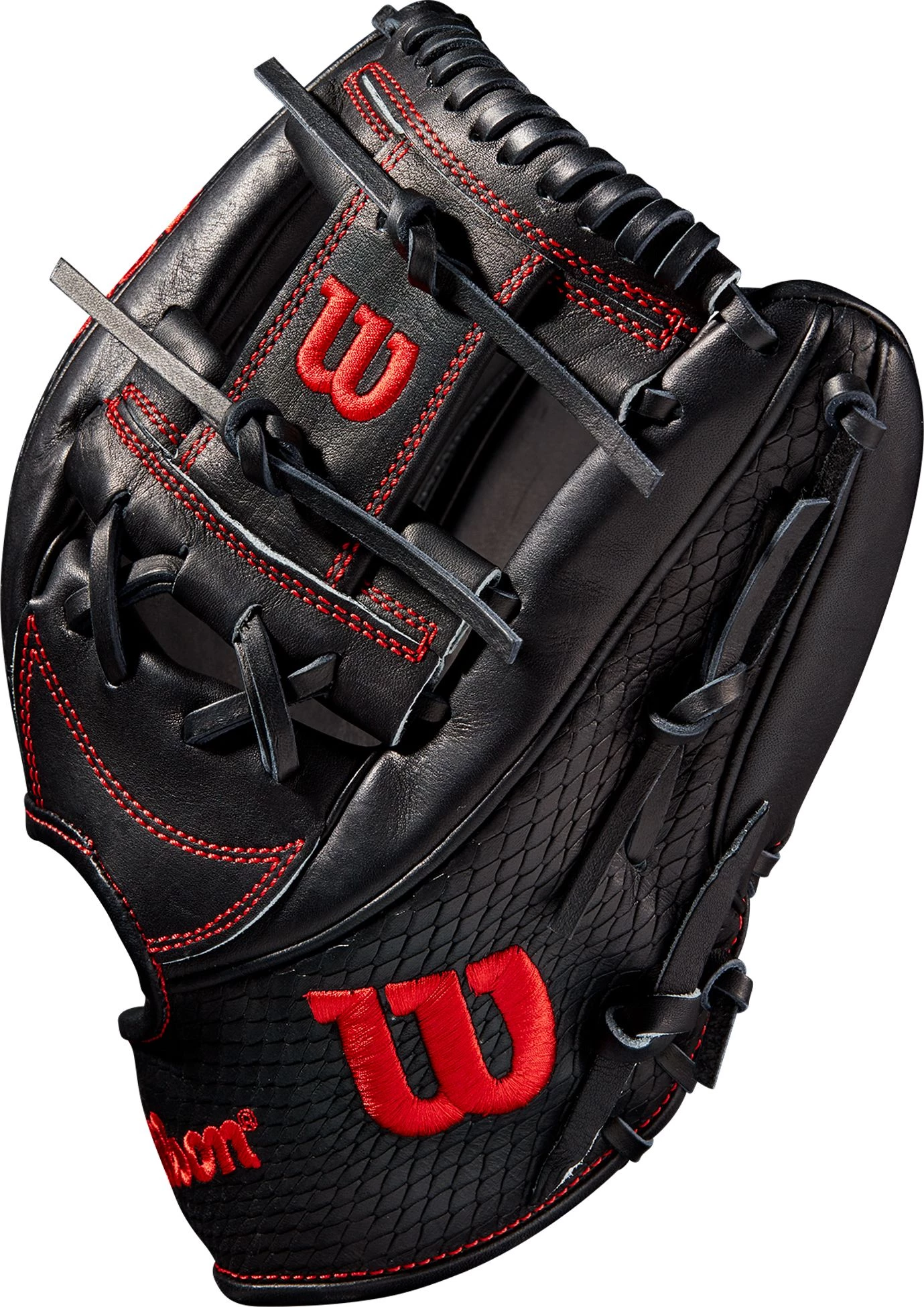 Wilson 11.75'' A2K SuperSkin Series 1787 Glove 2021 For Unisex Black Ss/red - Image 5